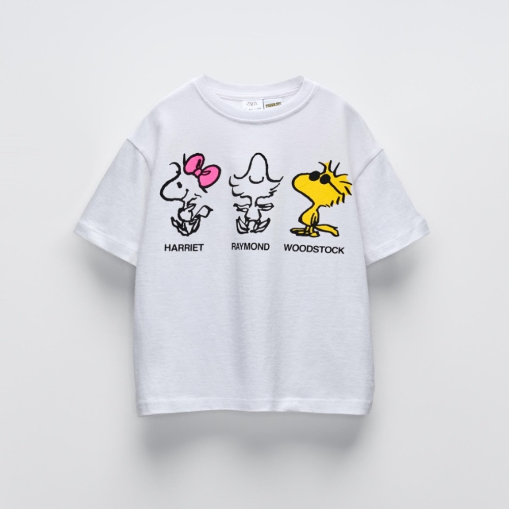 Zara Kids Snoopy T-Shirt Sz 8-9